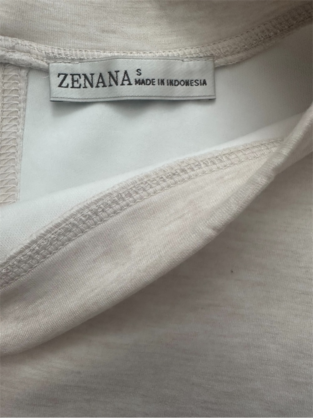 Zenana Scuba Open Back Romper Oatmeal - Picture 6 of 6
